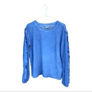 Anthropologie Dantelle Crewneck Top. Color is lighter than photo